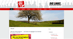 Desktop Screenshot of die-linke-wetterau.de